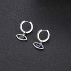 Arete Ojo Azul plata