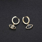 Arete Ojo Azul oro