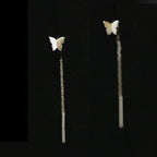 Pendiente Mariposa oro