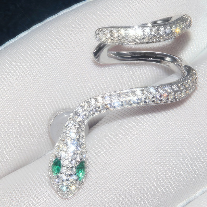 Pendientes Serpientes Chapados Doreados
