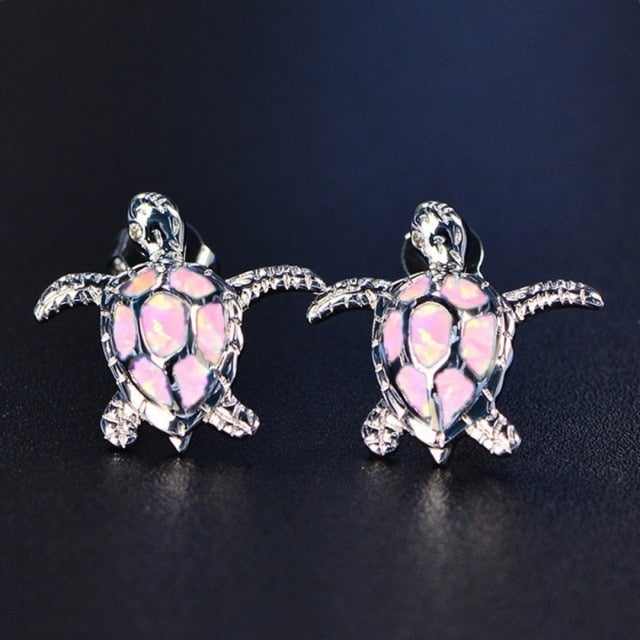 Pendiente Tortuga Marina rosa