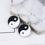 Pendiente Yin Yang de Plata