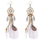 Pendientes Atrapasueños Pluma