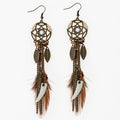 Pendientes Atrapasueños Pluma