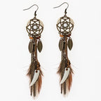 Pendientes Atrapasueños Pluma