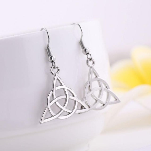Pendientes Celtas color Plata