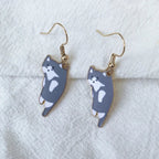 Pendientes de Gato Cute gris