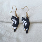 Pendientes de Gato Cute negro