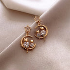 Pendientes de Gatos Lindos dorados