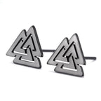 Pendientes Vikingos para Hombre plateados