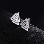 Pendientes Vikingos para Hombre plateados
