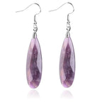 Pendientes de Amatista en Plata