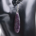 Pendientes de Amatista en Plata