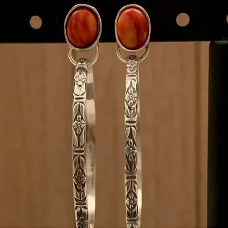 Aretes de Aro de Estilo Étnico