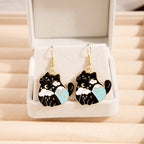 Pendientes Gato Doreado