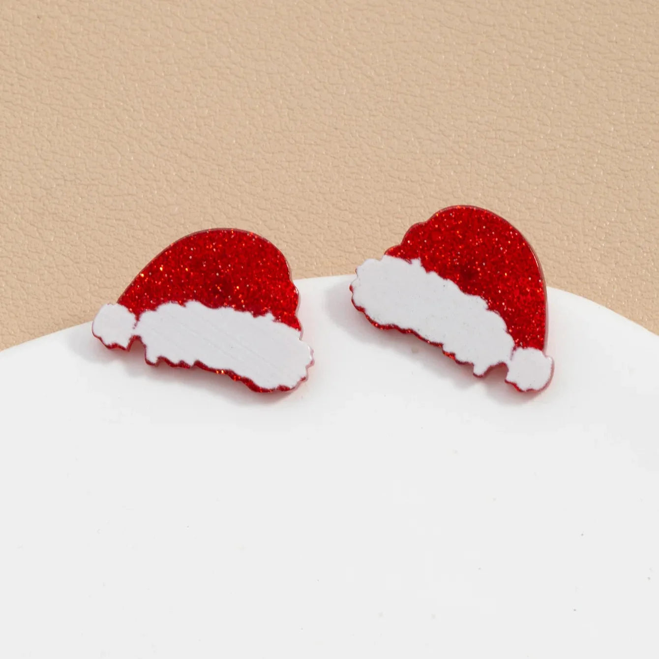Pendientes de botón Mug con Copo de Nieve
