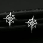 Pendientes de botón Estrella para Hombre
