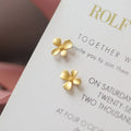 Pendientes de Clavo Flor Elegantes