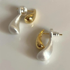 Pendientes de Clavo Gota de Agua