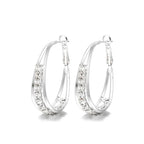 Pendientes con strass oro