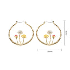Pendientes Aros Champiñones