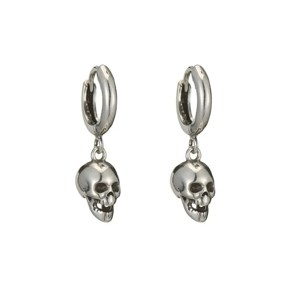 Pendientes Aros Calavera