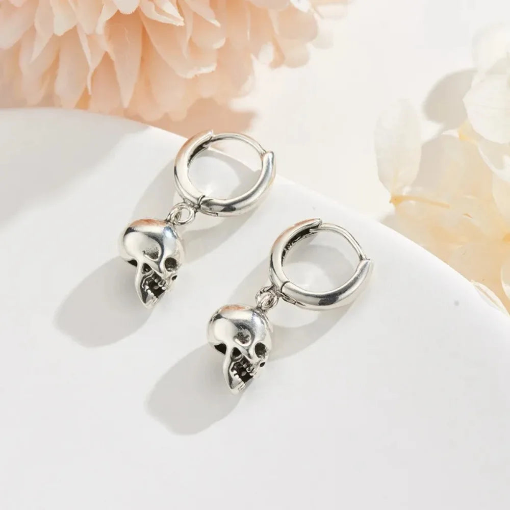 Pendientes Aros Calavera