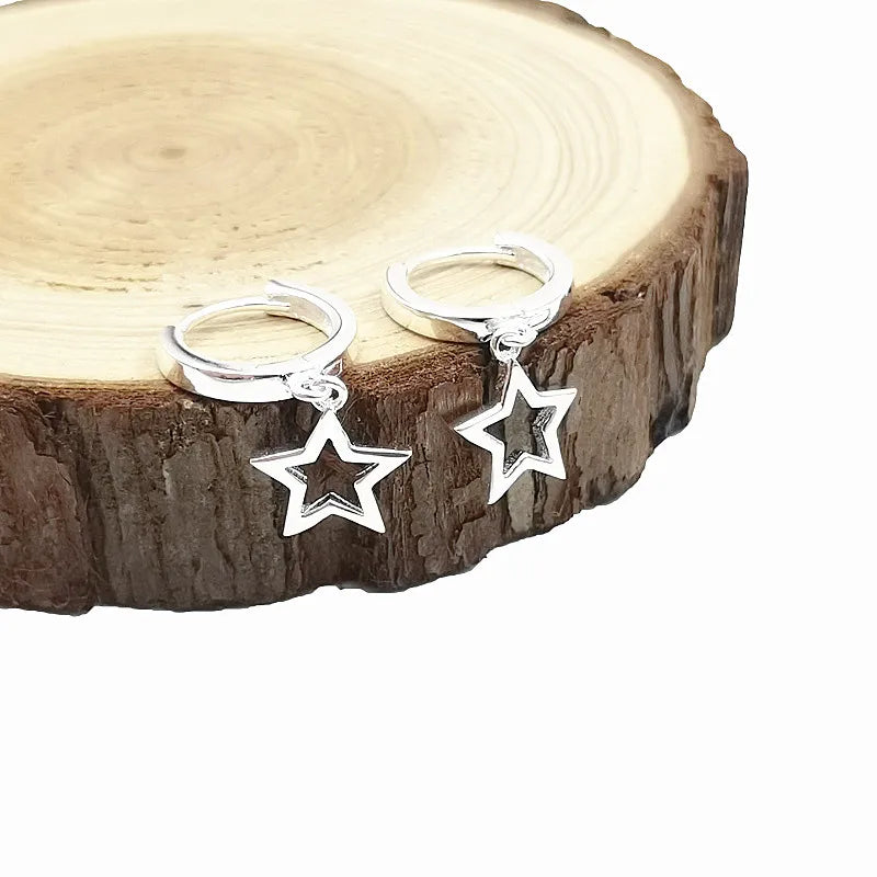 Pendientes Aros Estrella para Hombre o Mujer