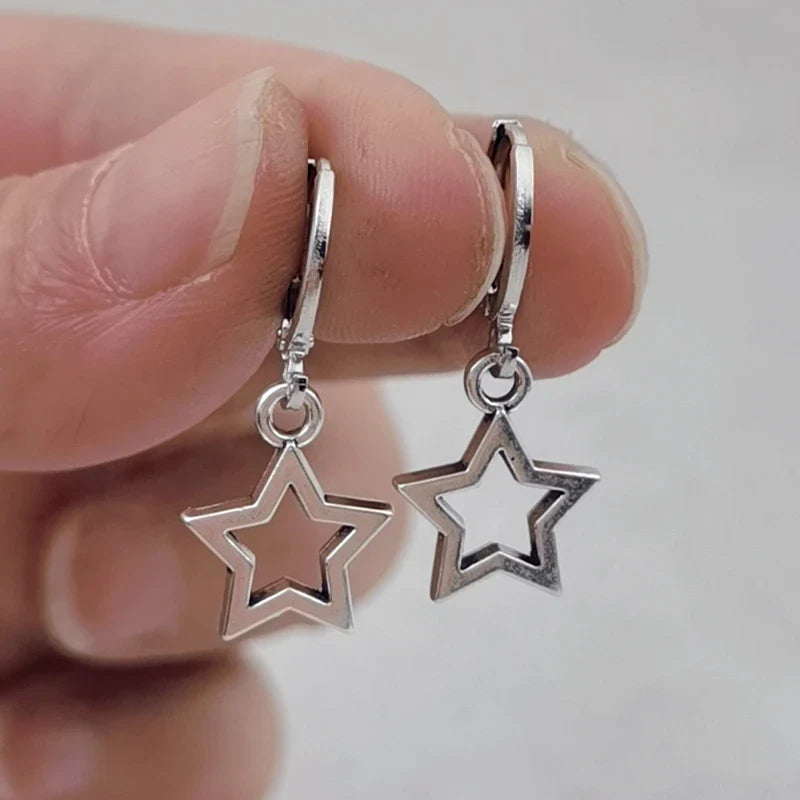 Pendientes Aros Estrella para Hombre o Mujer