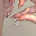 Pendientes Aros Estrella Pentagonal