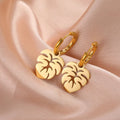 Pendientes Aros Hoja de Palma