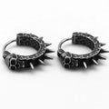 Pendientes Aros Góticos Cabeza de Calavera