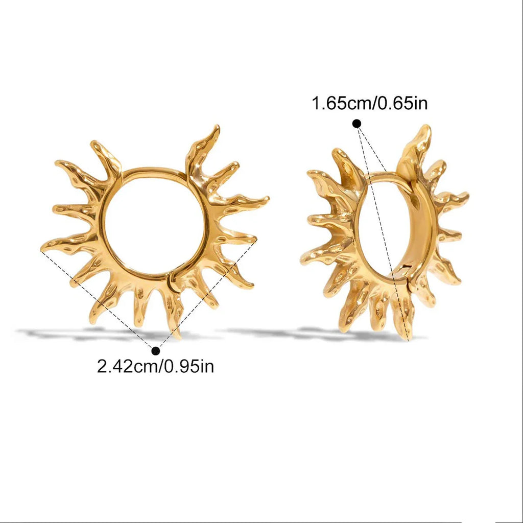 Pendientes de Aro Sol