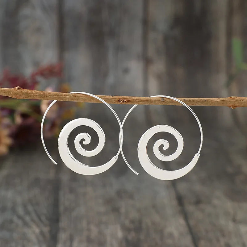 Pendientes Aros Espiral