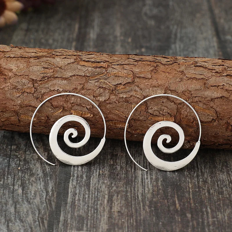 Pendientes Aros Espiral