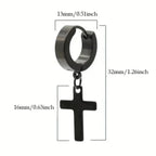 Pendientes Cruz Hombre Mujer