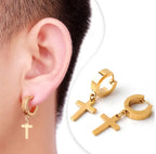 Pendientes Cruz Hombre Mujer