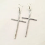 Pendientes Cruz Larga