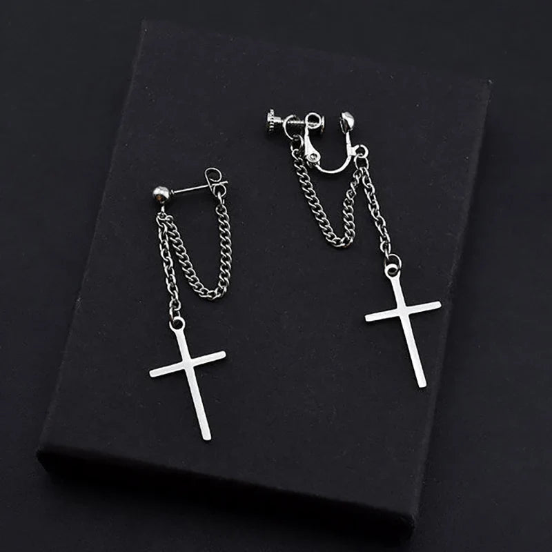 Aretes Cruz Rock