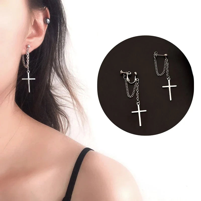 Aretes Cruz Rock