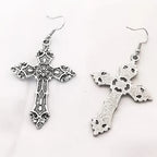Pendientes de Cruz Estilo Gótico para Mujer