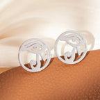 Pendientes Egipto Ojo Oudjat plata