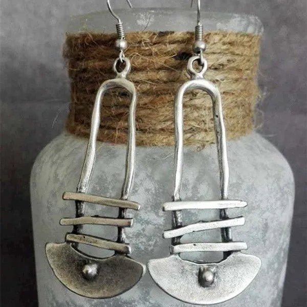 Pendientes Étnicos Colgantes Geométricos