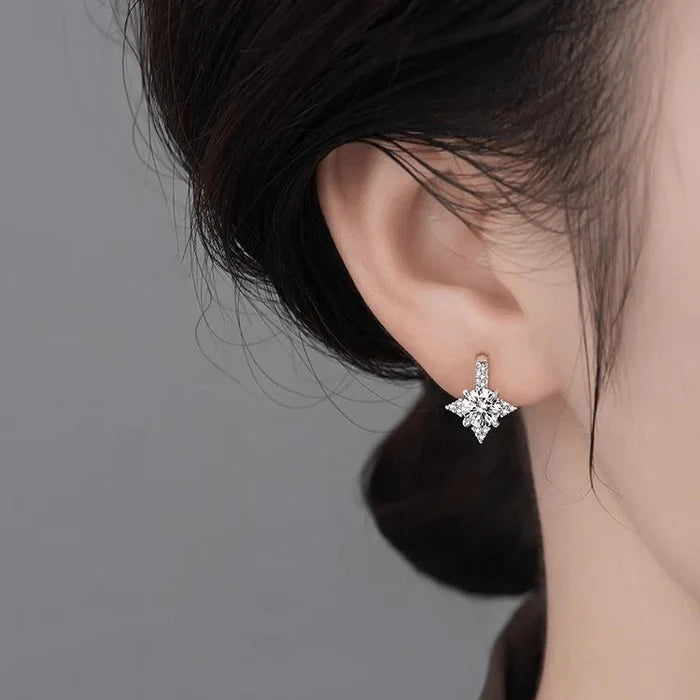 Pendientes Estrellas Fugaces Moissanita