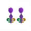 Pendientes Colgantes para Mujer Flor de Lis