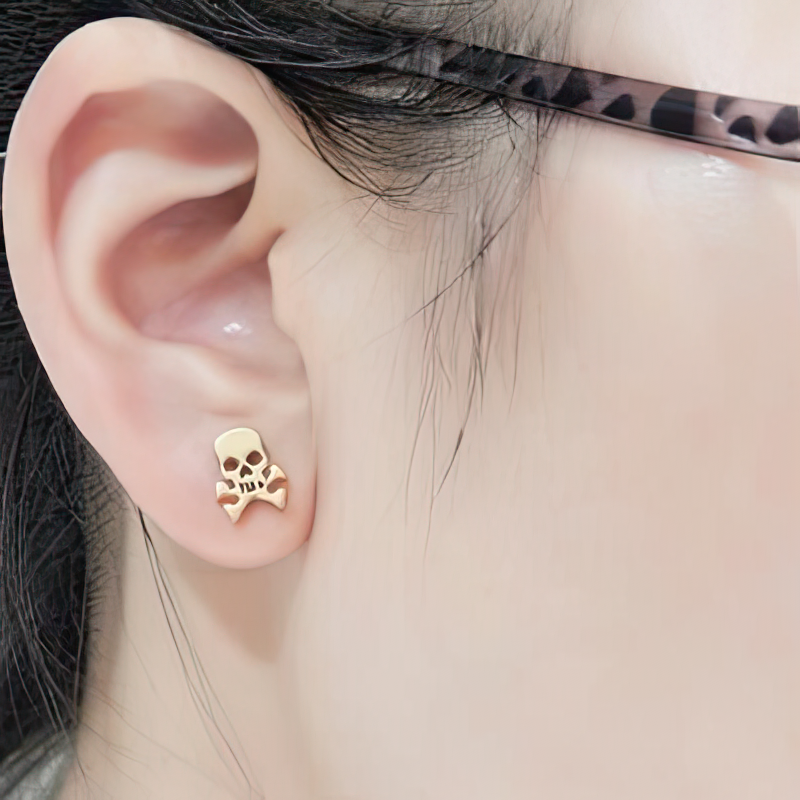Pendientes de Calavera Mujer