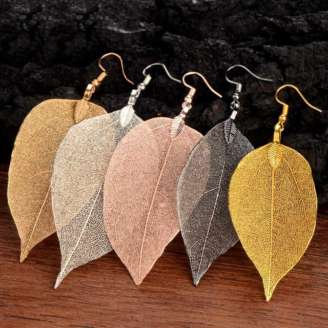 Pendientes Hoja Bohemia