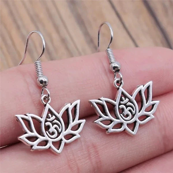 Pendientes Flor de Loto Budismo