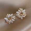 Pendientes Flor Dorada para Mujer