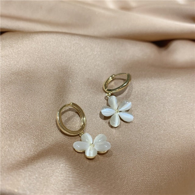 Pendientes Flor Ópalo